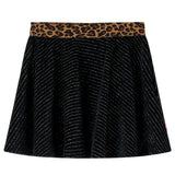 VidaXL Kinderrock mit Leopardenbund 116 Schwarz