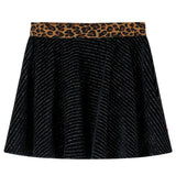 VidaXL Kinderrock mit Leopardenbund 140 Schwarz