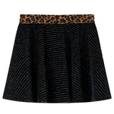 VidaXL Kinderrock mit Leopardenbund 140 Schwarz