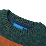 VidaXL Kinderpullover gestrickt 140 mehrfarbig