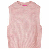 VidaXL Kinder-Spencer-Strickpullover 92 Hellrosa