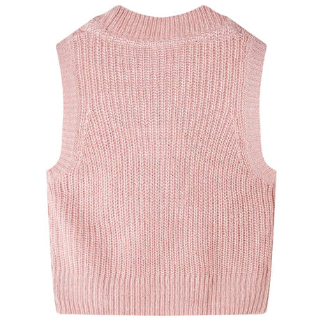 VidaXL Kinder Spencer gestrickt 104 Hellrosa