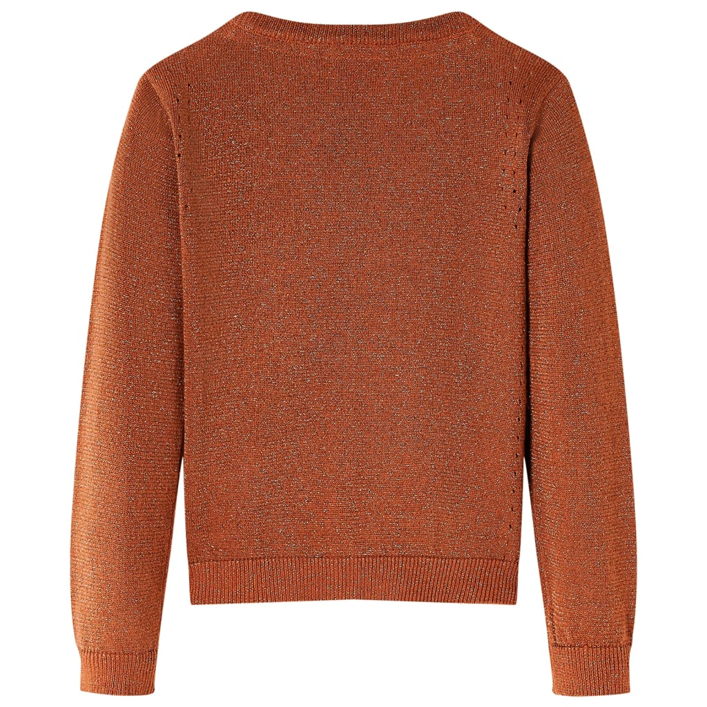 VidaXL Kinderstrickjacke 104 cognacfarben