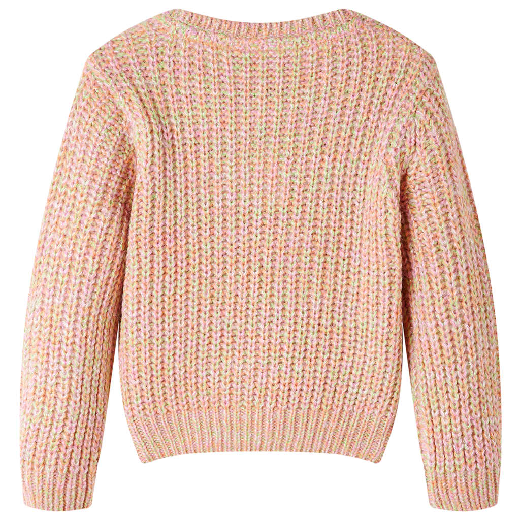 VidaXL Kinderpullover gestrickt 92 zartrosa
