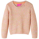 VidaXL Kinderpullover gestrickt 128 zartrosa