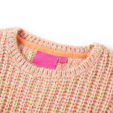 VidaXL Kinderpullover gestrickt 140 zartrosa