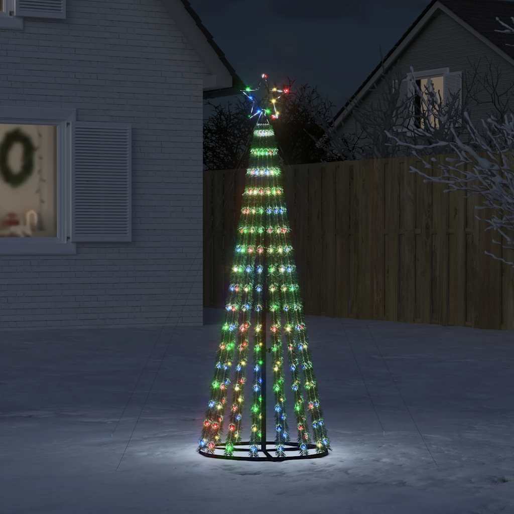 VidaXL Lichtkegel 275 mehrfarbige LEDs 180 cm