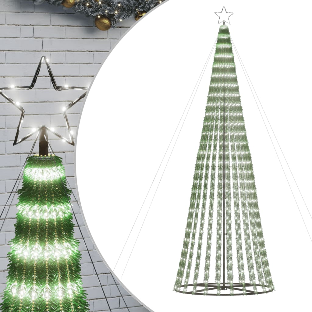 VidaXL Lichtkegel 688 kaltweiße LEDs 300 cm
