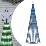 VidaXL Lichtkegel 688 blaue LEDs 300 cm