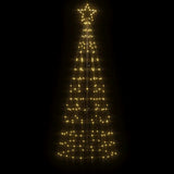 VidaXL LED-Weihnachtsbaum mit Spießen 220 LEDs warmweiß 180 cm
