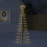 VidaXL LED-Weihnachtsbaum mit Spießen 220 LEDs warmweiß 180 cm