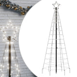 VidaXL Lichtkegel mit Erdspießen 220 kaltweiße LEDs 180 cm