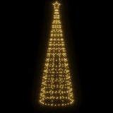 Vidaxxl LED-Weihnachtsbaum mit Spießen 570 LEDs warmweiß 300 cm
