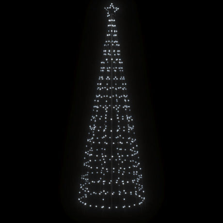 VidaXL LED-Weihnachtsbaum mit Spitzen 570 LEDs kaltweiß 300 cm