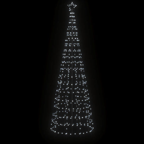 VidaXL LED-Weihnachtsbaum mit Spitzen 570 LEDs kaltweiß 300 cm