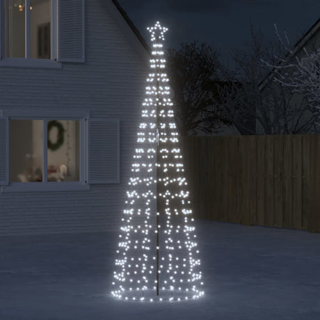 VidaXL LED-Weihnachtsbaum mit Spitzen 570 LEDs kaltweiß 300 cm