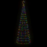 VidaXL LED-Weihnachtsbaum mit Spitzen 570 LEDs bunt 300 cm