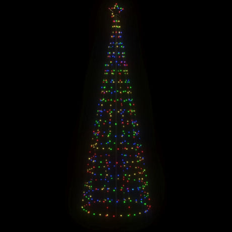 VidaXL LED-Weihnachtsbaum mit Spitzen 570 LEDs bunt 300 cm