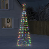 VidaXL LED-Weihnachtsbaum mit Spitzen 570 LEDs bunt 300 cm