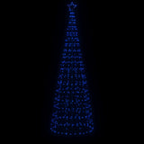 VidaXL Lichtkegel mit Erdspießen 570 blaue LEDs 300 cm