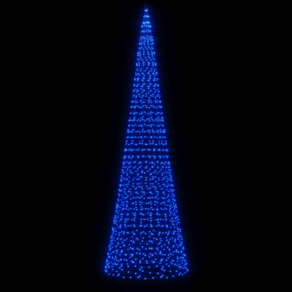 Vidaxl Light Cone on Foogpole 1534 Blue LED LED 500 cm