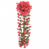 VidaXL Weihnachtsgirlanden mit Blumen 3 Stück 85 cm Rosa