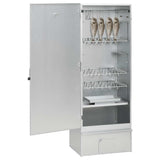Vidaxl bbq-rookoven met koude rookgenerator gegalvaniseerd staal