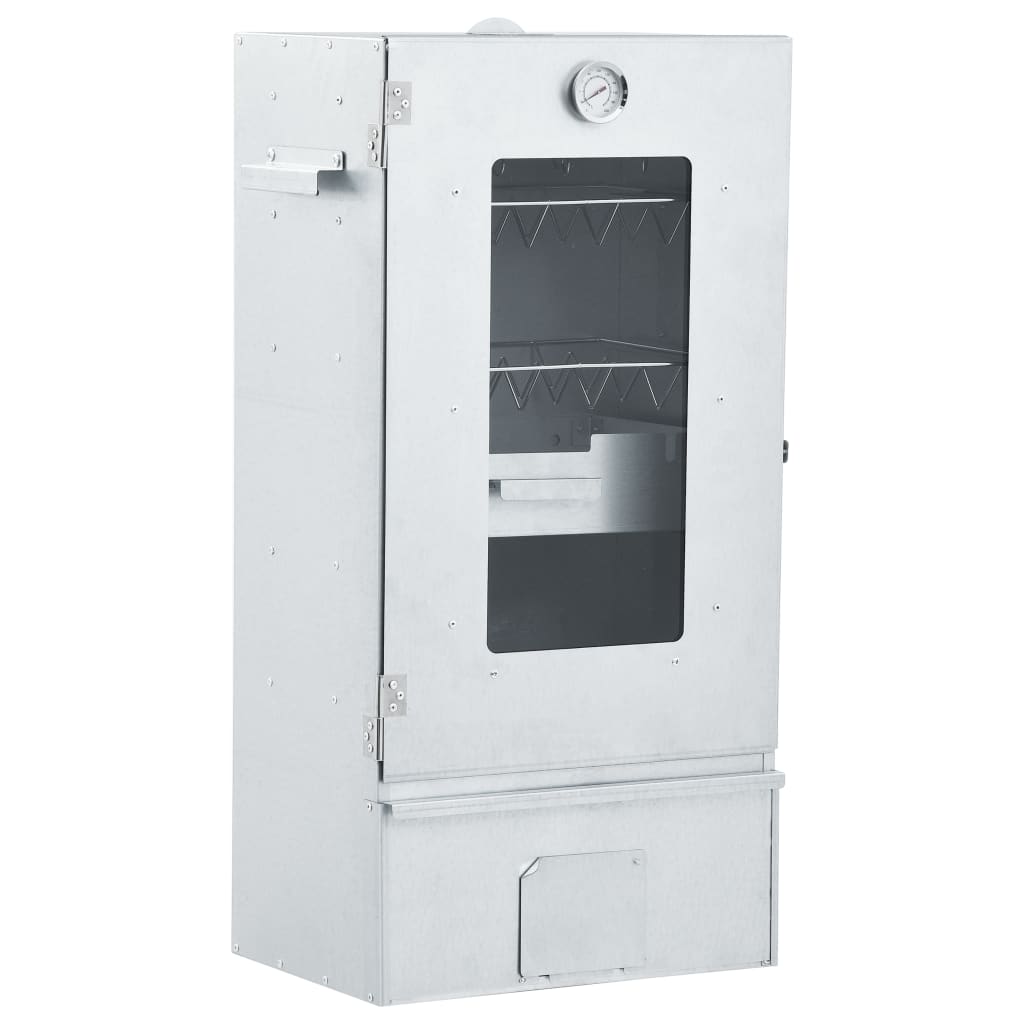 VidaXL BBQ Smoker mit Kaltrauchgenerator aus verzinktem Stahl