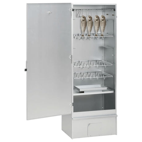 VidaXL BBQ Smoker mit Kaltrauchgenerator aus verzinktem Stahl