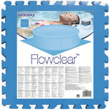 Bestway Schwimmbadbodenschoner 8 Stück blau 58220