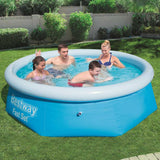 Bestway Fast Set Schwimmbad aufblasbar rund 244x66 cm