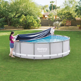 Copertina di piscina per nuoto a flusso bestway 427 cm