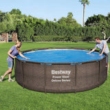 Bestway Flowclear Solar-Poolabdeckung 356 cm