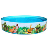 Bestway piscina di dinosauro riempimento