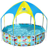 Bestway Steel Pro Children's Pool UV försiktigt över marken 244x51 cm