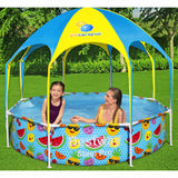 Bestway Steel Pro Children's Pool UV försiktigt över marken 244x51 cm