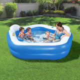 Bestway Zwembad Family Fun Lounge 213x206x69 cm