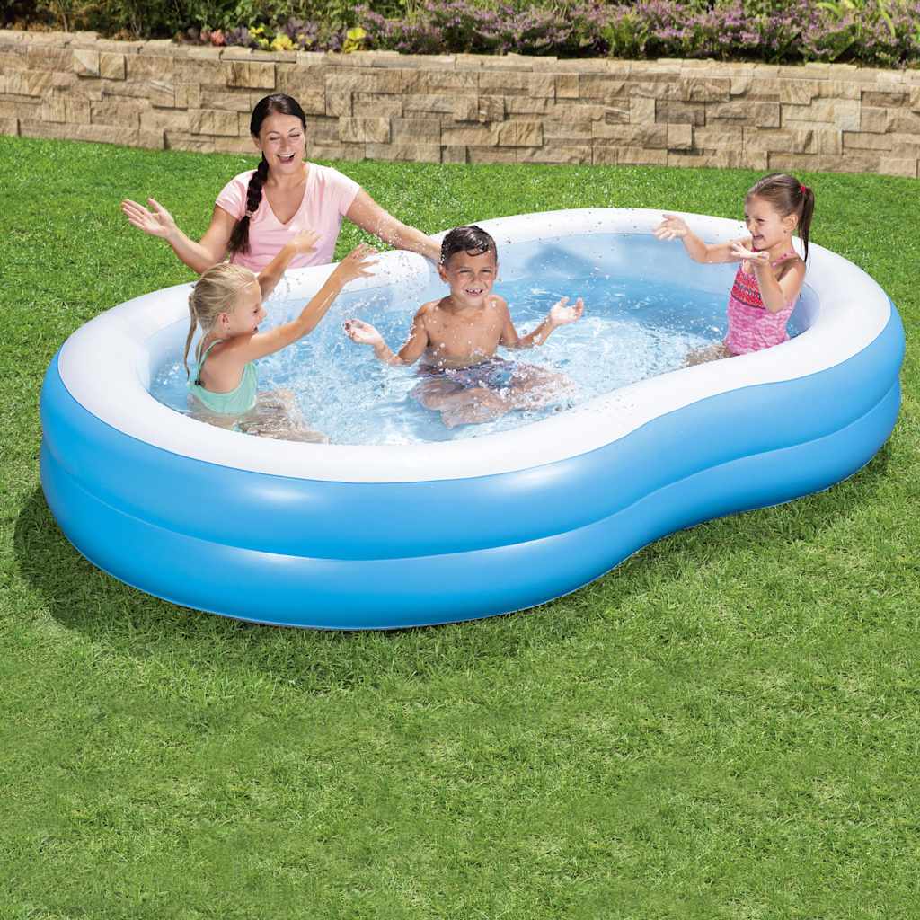 Bestway Familienpool große Lagune 262x157x46 cm