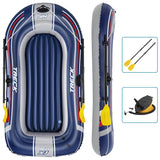 Bestway Hydro-Force-Schlauchboot mit Pumpe und Rudern blau