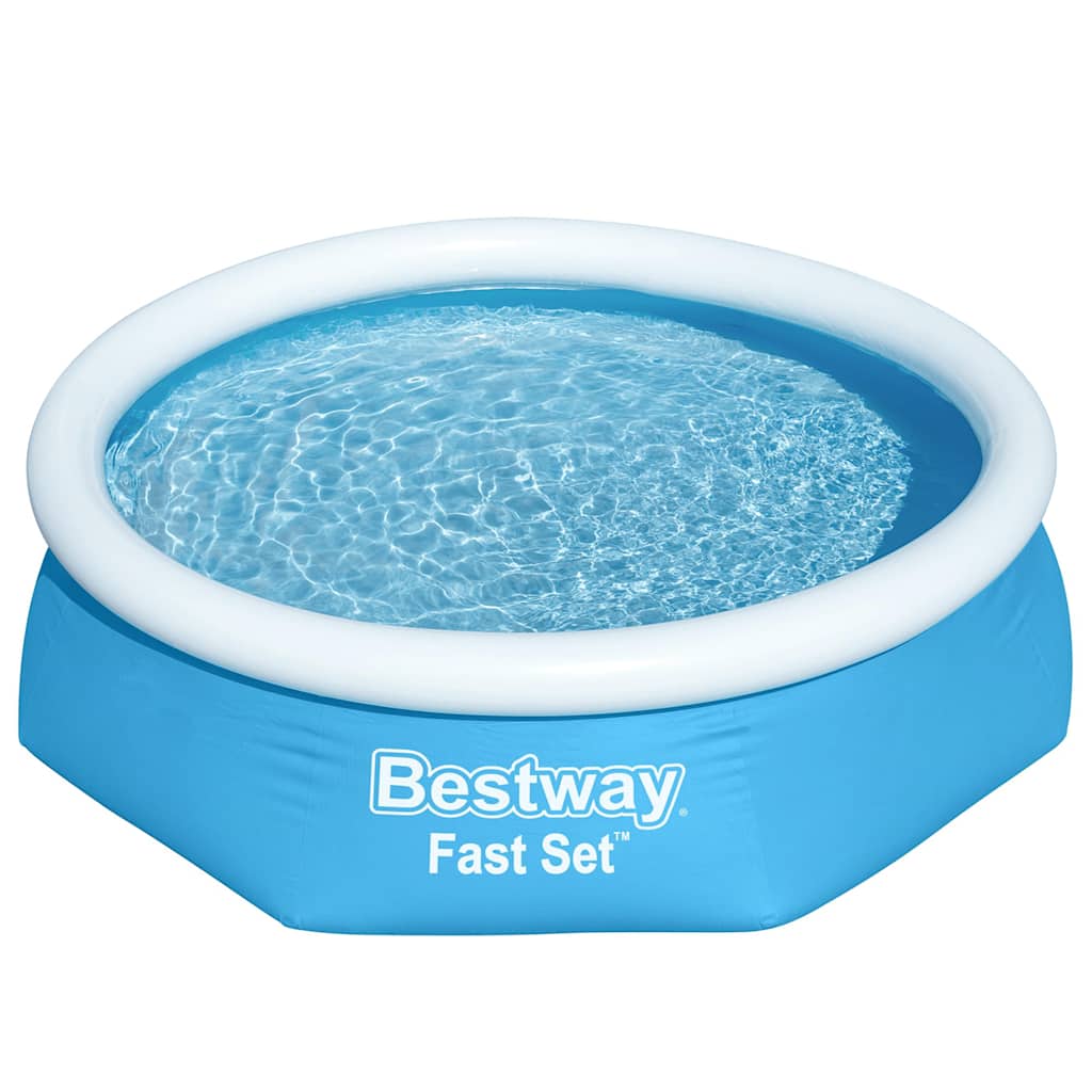 Bestway Fast Set Schwimmbad aufblasbar rund 244x66 cm