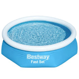 Bestway Fast Set Schwimmbad aufblasbar rund 244x66 cm