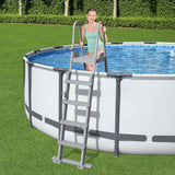 Bestway Flowclear Schwimmbadleiter mit 4 Stufen 132 cm