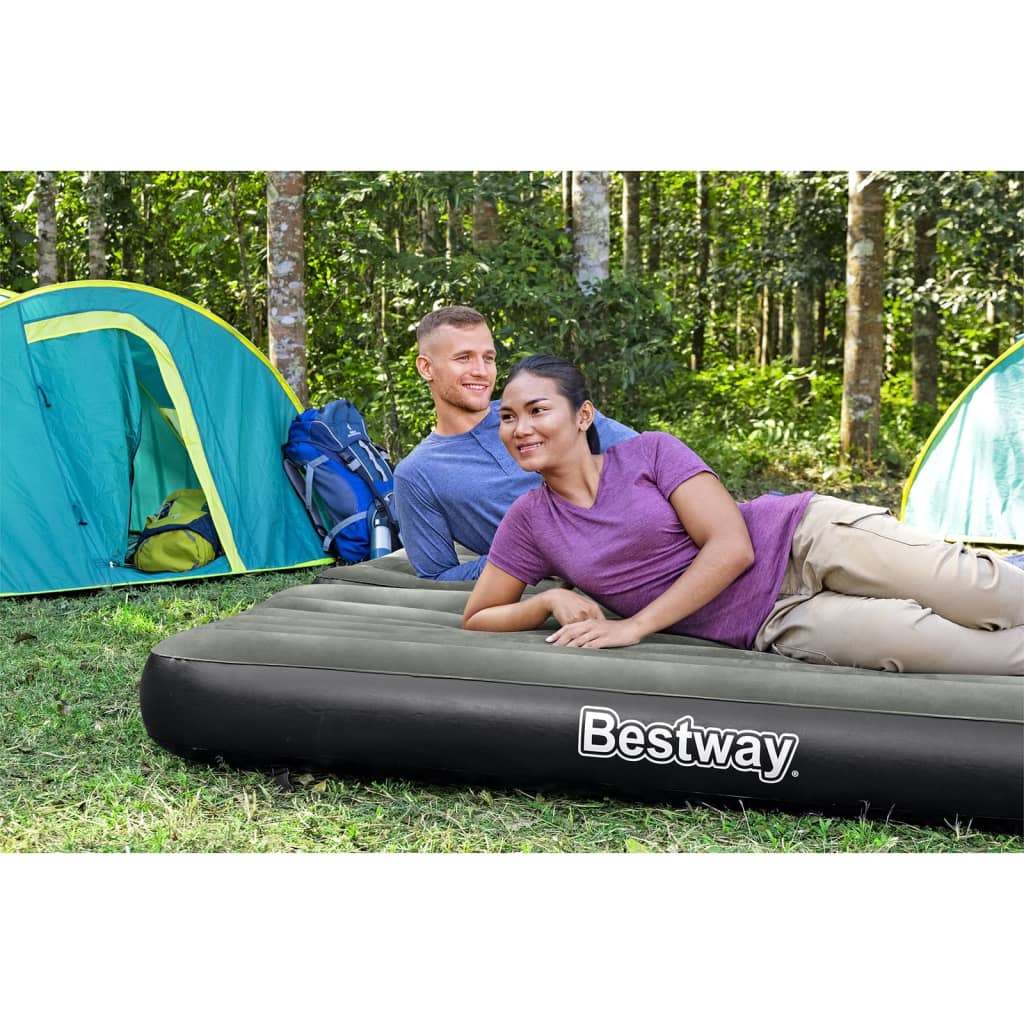 Bestway Airbed 3 in 1 gonfiabile 188x99x25 cm nero e grigio