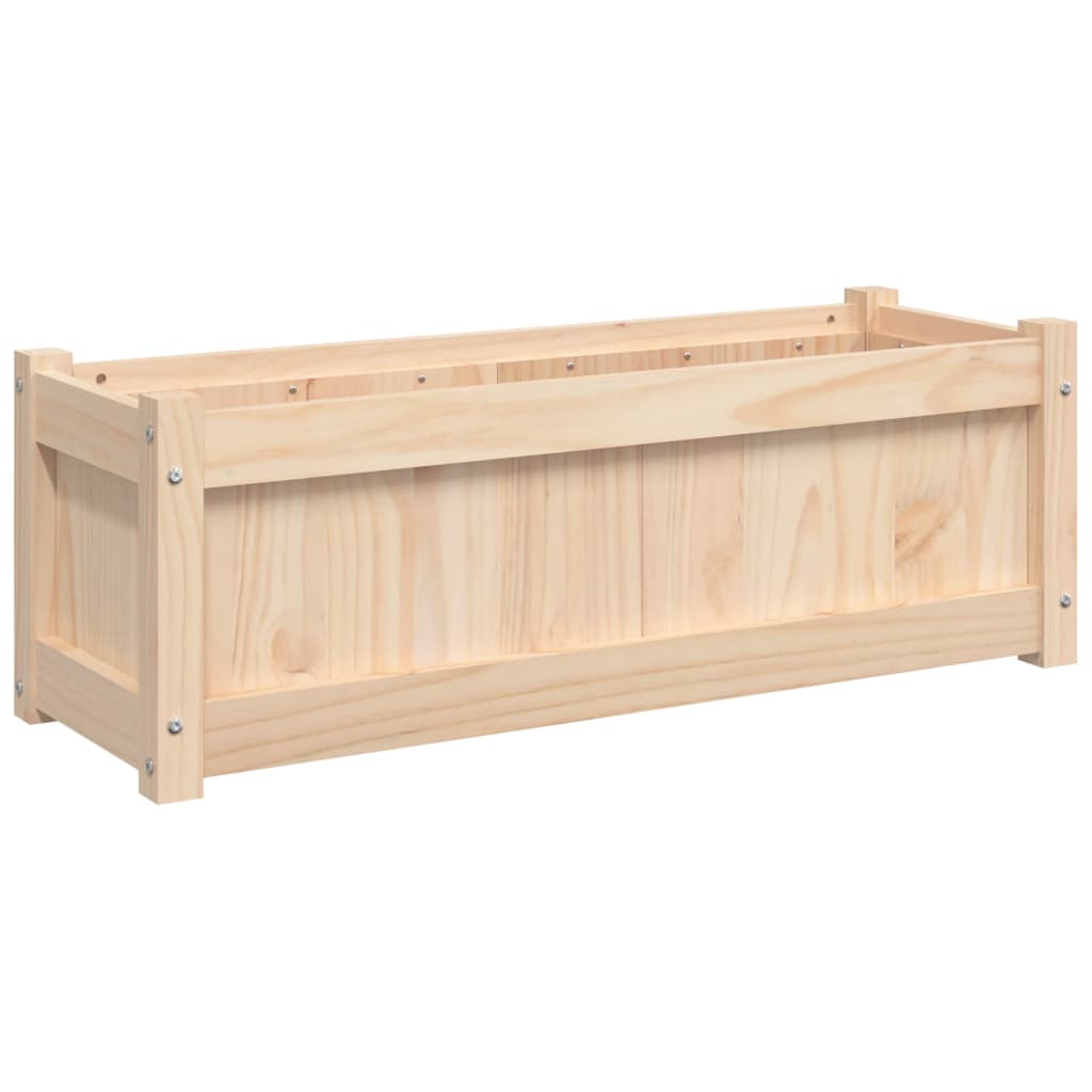 Vidaxx Pflanzgefäß 90x31x31 cm massives Kiefernholz