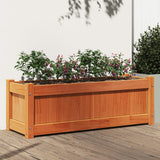 Vidaxx Pflanzgefäß 90x31x31 cm massives Kiefernholz, braun gewaschen