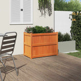 Vidaxx Pflanzgefäß 90x50x70 cm massives Kiefernholz, braun gewaschen