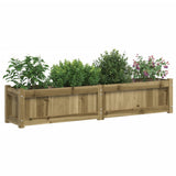 Vidaxl Pflanzgefäße 2 cm imprägniertes Holz