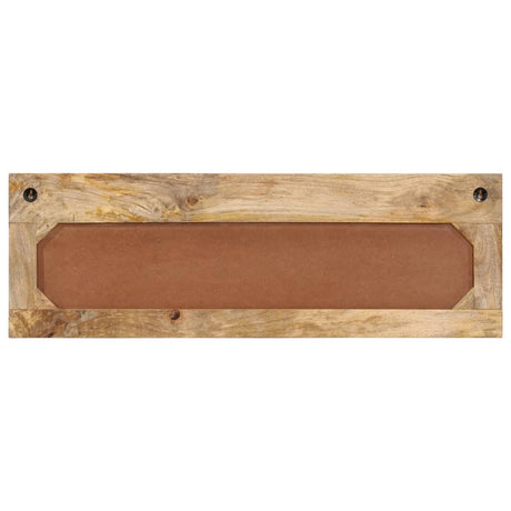 Vidaxx Wandgarderobe mit 6 Haken aus massivem Mangoholz