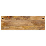 Vidaxx Wandgarderobe mit 5 Haken aus massivem Mangoholz