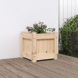 Vidaxx Pflanzgefäß 31x31x31 cm aus massivem Kiefernholz